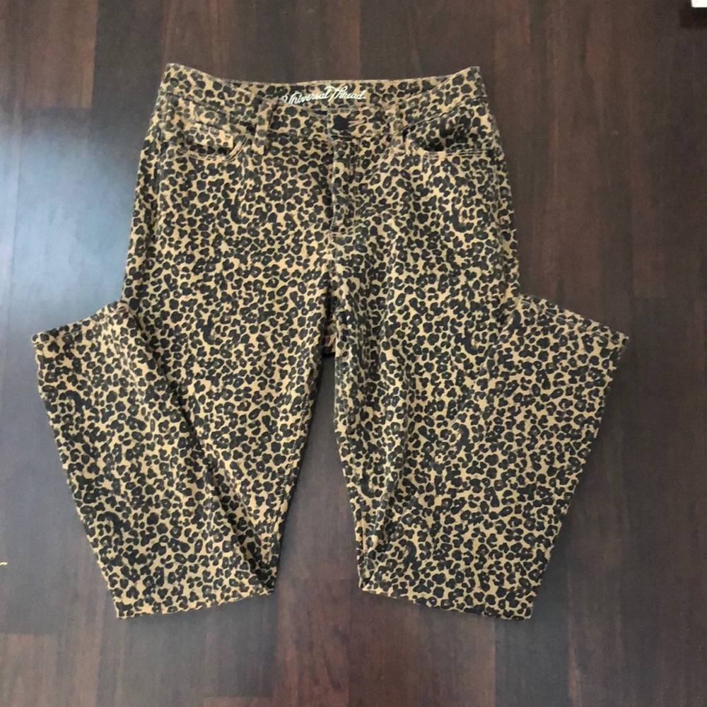 Universal Thread skinny leopard jeans